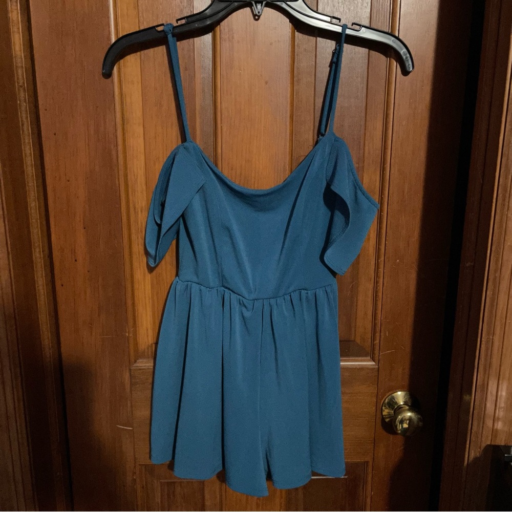 UO real cold shoulder romper